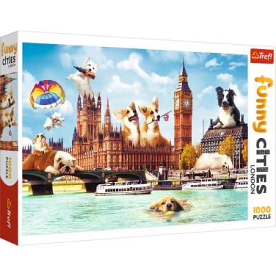 TREFL  - puzzle 1000pezzi, dogs in london [wztrft0ul010596]