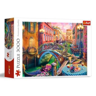 Trefl an Evening in Venice 3000 Piece Jigsaw Puzzle, Red 46