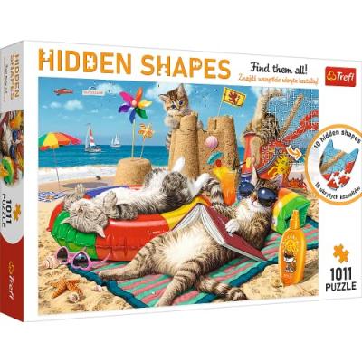 TREFL Puzzle Hidden Shapes - Vacances F&eacute;lines 