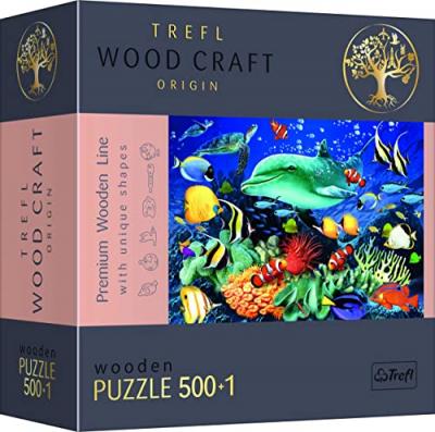 TREFL Puzzle en Bois - Sea Life  Wood Craft