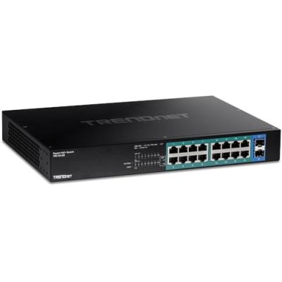 TRENDNET  Tpe-tg182 18 Port Switch 240w Argent&eacute;