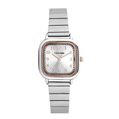 TRENDY KISS Montre analogique FRANCOISE  M&eacute;tal Rose