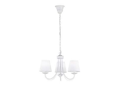 TRIO LIGHTING  Cortez - lustre avec abat-jour blancs