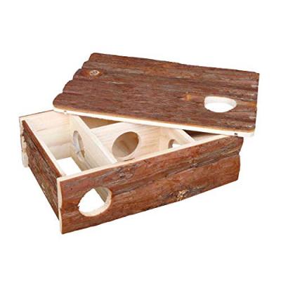 TRIXIE Maison labyrinthe leif, hamster, en bois d'&eacute;corce 35 &times; 11 &times; 25 cm