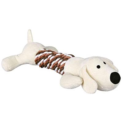TRIXIE  Animal avec Corde, Peluche, 32 cm avec Son, pour Chien