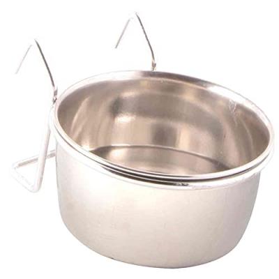 TRIXIE Mangeoire acier inoxydable avec support 150 ml &oslash;7 cm oiseaux