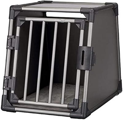 TRIXIE  - Box de Transport Aluminium pour Chien Gris Graphite 55 x 61 x 74 cm/Taille m