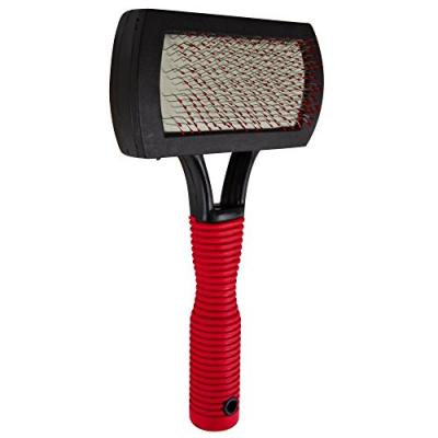 Brosse souple 10 x 17 cm Pelage ext&eacute;rieur, Base du pelage pour chien