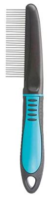 TRIXIE  Medium Barbed Anti-knot Comb 22 Cm Argent&eacute;
