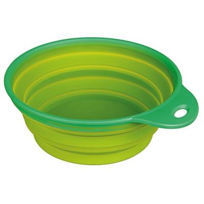 TRIXIE  Travel Solid Edge Silicone 14 Cm Bowl Bleu 0.5 L