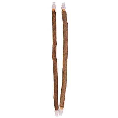TRIXIE  Natural 2 Pieces Living Perch, 35 x 10 - 12 mm Diameter