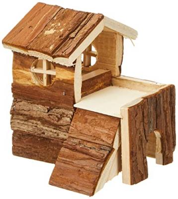 TRIXIE Maison bjork, souris, en bois d'&eacute;corce 15 &times; 15 &times; 16 cm