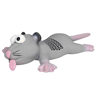 TRIXIE Rat/Souris Avec Trace De Pneu, Latex, 22 Cm - Mon Animalerie