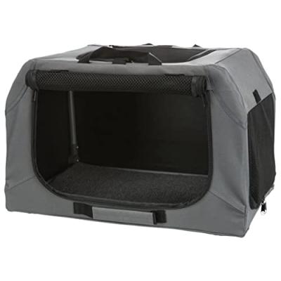 TRIXIE  Caisse de transport pour chiens Easy Soft XS/S Gris