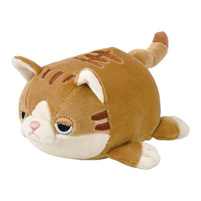 TROUSSELIER Nemu Nemu - Peluche nemu nemu - MUGI - Chat Brun - Taille S - 11 cm
