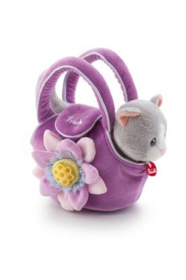 TRUDI  - 29729 - Peluche - Chaton dans Son Sac - 15 Cm