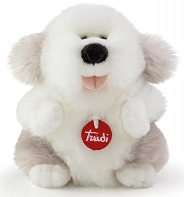 TRUDI Peluche fluffy chien gris TUDH0000
