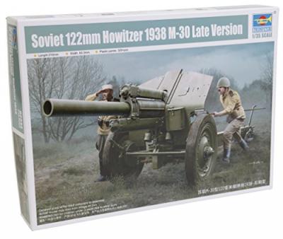  Soviet 122mm Howitzer 1938 M-30 Latevers - 1:35e - Trumpeter
