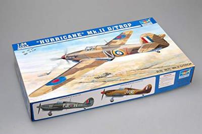  Maquette avion Trumpeter Hawker Hurricane Mk.IID/Tropical- 1/24 - Maq