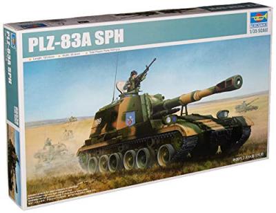  Maquette Trumpeter PLZ-83A SPH chinoise obusier automoteur- 1/35 - Ma