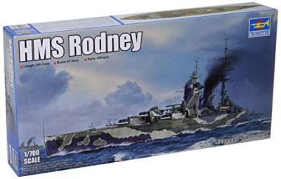  Maquette bateau Trumpeter HMS Rodney- 1/700 - Maquette de bateau