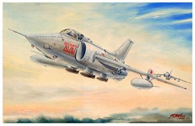  Maquette avion Trumpeter Nanchang Q-5C-1/72 - Maquette d'avion