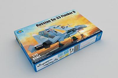 TRUMPETER  Russe Su-33&nbsp;Flanker D 1/72&nbsp;Avion Mod&egrave;le kit
