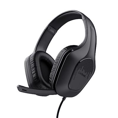 TRUST  GXT 415B Zirox Casque de jeu multiplateforme noir