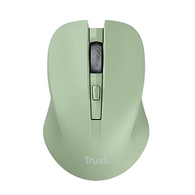TRUST  MYDO SILENT Souris radio optique vert 4 Boutons 1800 dpi