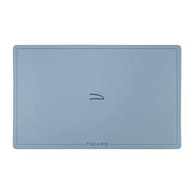 TUCANO  Desk Pad sous-Main en n&eacute;opr&egrave;ne pour Bureau Bleu Clair