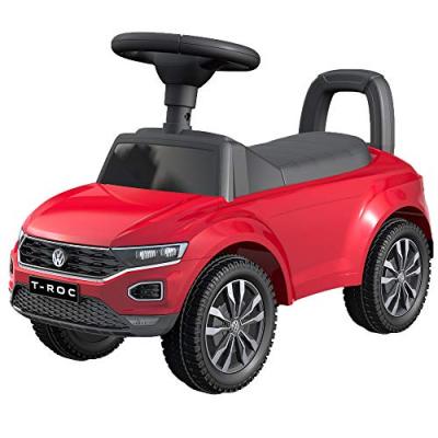 TURBO CHALLENGE Trotteur Volkswagen T-Roc Porteur Sonique avec Klaxon Rouge