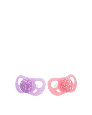 TWISTSHAKE Lot De 2 Sucette Orthodontique Violet Et Rose 6 Mois + De 