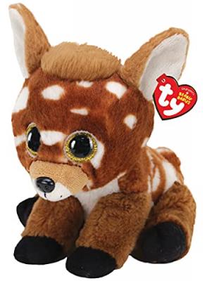 TY  - Beanie Babies - Peluche Buckley le Renne 24 cm, Marron, 90283