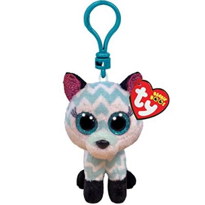 TY Porte-cl&eacute;s en peluche  Beanie Boo's Clip Atlas le Renard