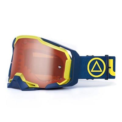ULLER  Motocross & Mtb Goggles Jaune,Bleu CAT1