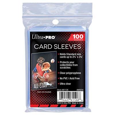 ULTRA PRO  100 pochettes Store Safe Soft Sleeves 