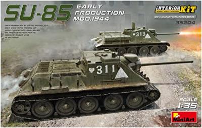  Su-85 Mod.1944(early Production)w/interi Kit- 1:35e - Miniart