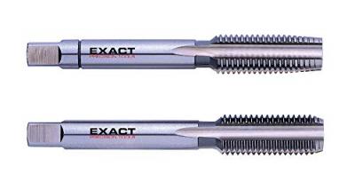 EXACT Set de tarauds manuels  00523 2 pi&egrave;ces m&eacute;trique fin Mf20 1.5 mm coupe &agrave; droite N/A HSS 1 set