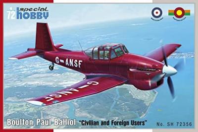 SPECIAL HOBBY Bolton Paul Balliolcivilian And Foreign Users- 1:72e - 