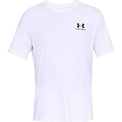 UNDER ARMOUR T-shirt  Sportsyle Left Chest manche courte blanc - L