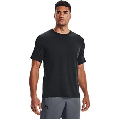 UNDER ARMOUR  sportstyle left chest tee 1326799 001 homme noir t shirts