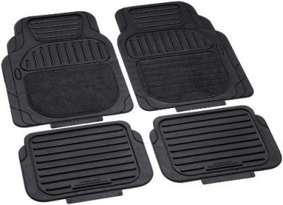N.a. - Set de 4 tapis de voiture universel Deluxe Noir - noir