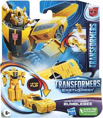 TRANSFORMERS Figurine  EarthSpark 1-Step Flip Changer Mod&egrave;le al&eacute;atoire
