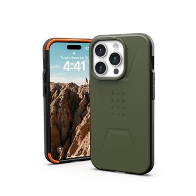 UAG  Coque Civilian MagSafe iPhone 15 Pro - Olive Drab