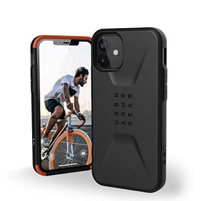 URBAN ARMOR GEAR UAG Civilian - Coque iPhone 12 Mini Rigide - Noire