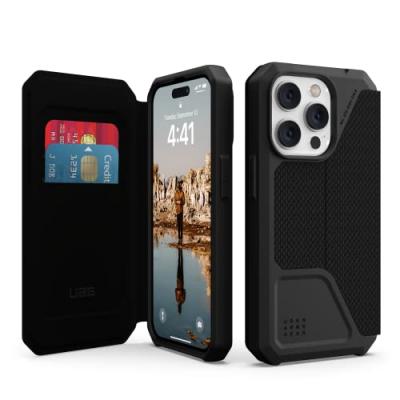 UAG Coque folio de protection Metropolis pour iPhone 14 Pro - Noir - Neuf