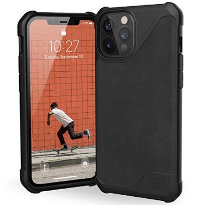 UAG Coque Metropolis LT iPhone 12 Pro Max - Leather Black