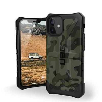 URBAN ARMOR GEAR Coque Renforc&eacute;e pour Apple iPhone 12 Mini Pathfinder SE Forest Camo