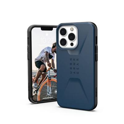 URBAN ARMOR GEAR UAG Civilian - Coque iPhone 13 Pro Solide - Bleue