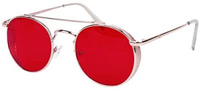 URBAN CLASSICS Lunettes de soleil  chios - dor&eacute;/rouge - TU